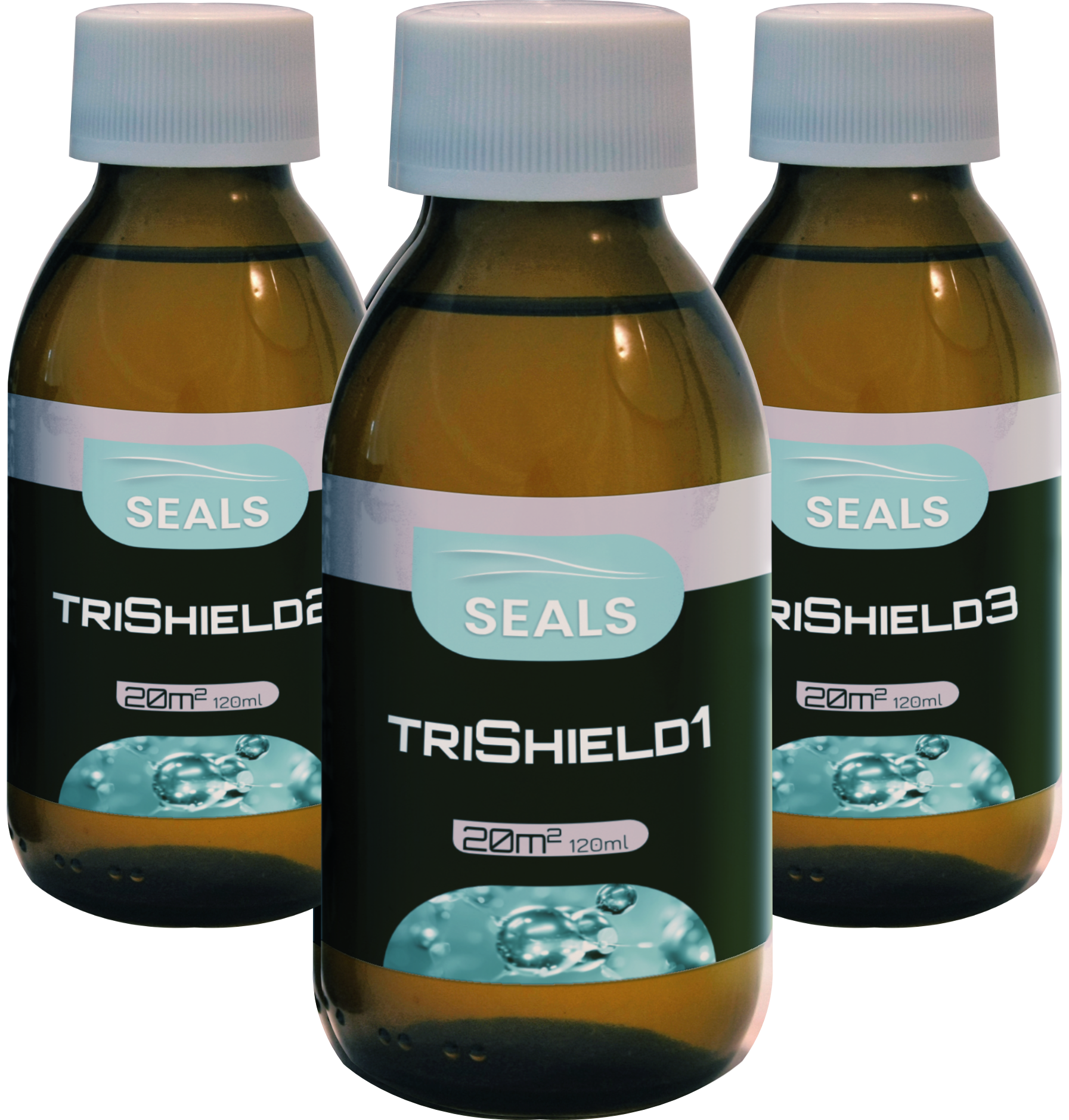 trishield 1,2,3 bottles